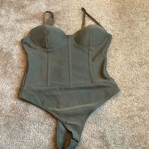 Green body suit